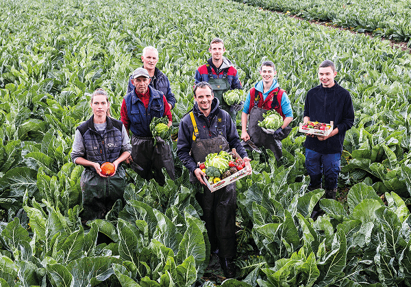 Des agriculteurs de la Sica présentent leurs produits